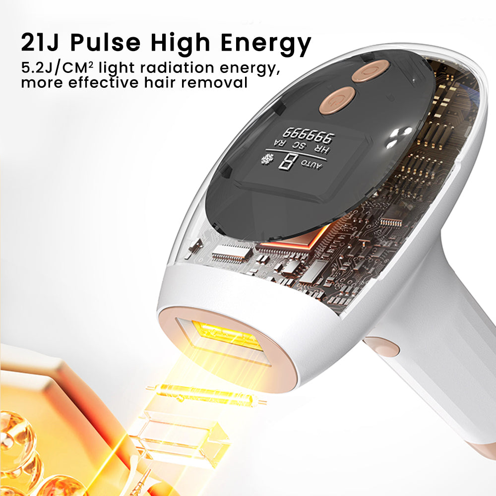 IPL Hair Removal Device with Ice-Cooling