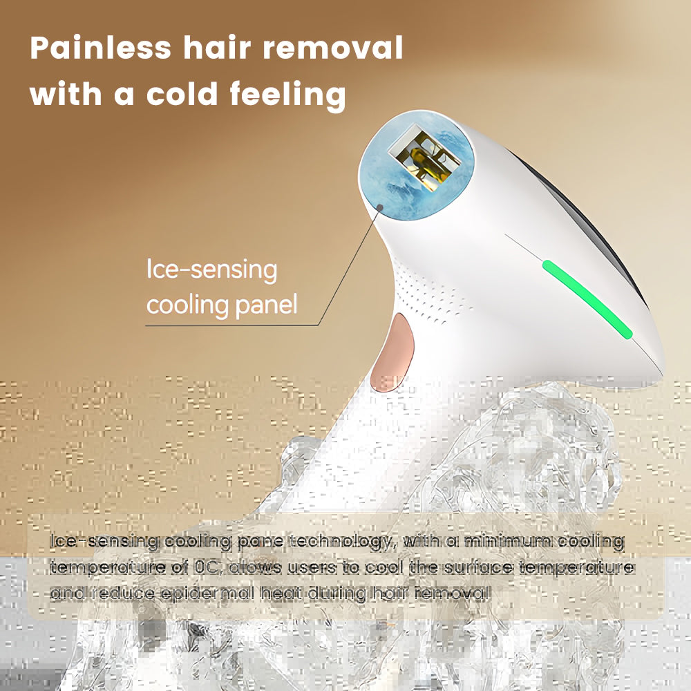 IPL Hair Removal Device with Ice-Cooling