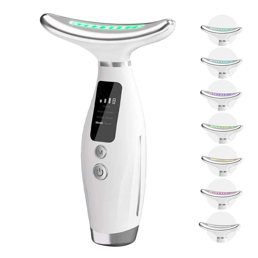 7-Color LED Neck & Face Beauty Device