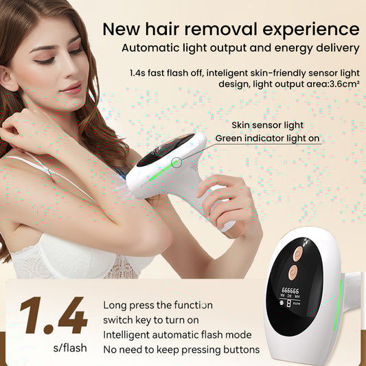 IPL Hair Removal Device with Ice-Cooling