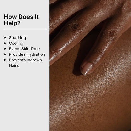 Close up of woman's skin