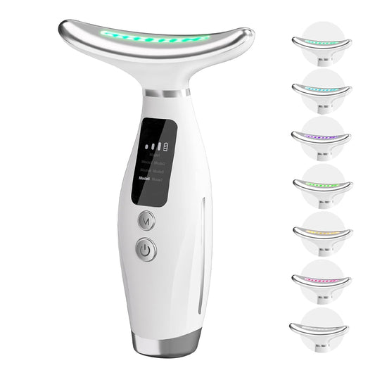 7-Color LED Neck & Face Beauty Device