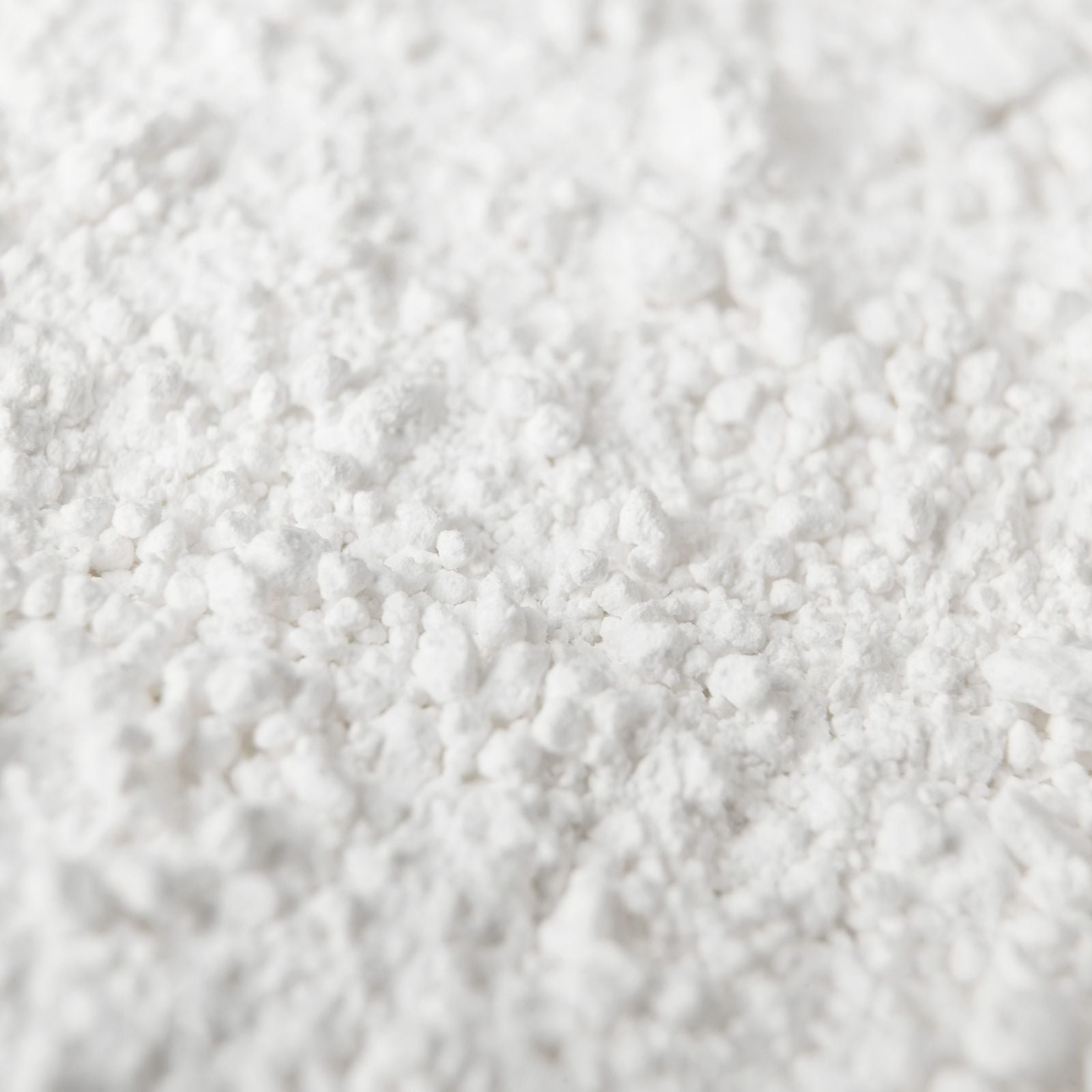 Close-up of white textured powder